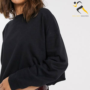 OEM personalizado al por mayor de las mujeres de cuello redondo sudadera de manga larga gimnasio entrenamiento ropa deportiva para Rafel Mart - Product Image 5