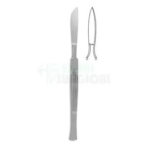 Bergmann-cuchillas quirúrgicas de alta calidad, cuchillas de bisturí con mango de bisturí para secar cuchillos por Hasni, hechas en Pakistán - Product Image 1