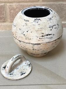 Factory Direct Export Quality New Design Round Shaped Candle Jar Rustic Aluminum 3pcs Shaped Candle Vessel With Handle Jar - Product Image 2