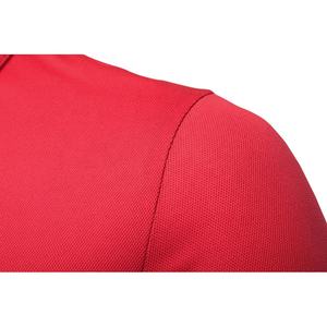 Ropa de verano de gran tamaño para hombre, camiseta informal a la moda para hombre, Polo en blanco, camiseta de manga corta de Color, ropa de calle para hombre - Product Image 4