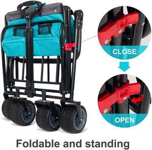 All <strong>Terrain</strong> Wide Wheel Collapsible Garden Utility <strong>Folding</strong> <strong>Wagon</strong> - Product Image 6