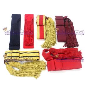 Ceintures et rubans de cérémonie en gros, ceintures de cérémonie pour uniformes et rubans tressés - Product Image 1