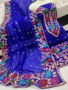 2021-2022 Costumes indiens pakistanais faits à la main de qualité impressionnante moderne Gotta et Paka Tanka - Product Image 5