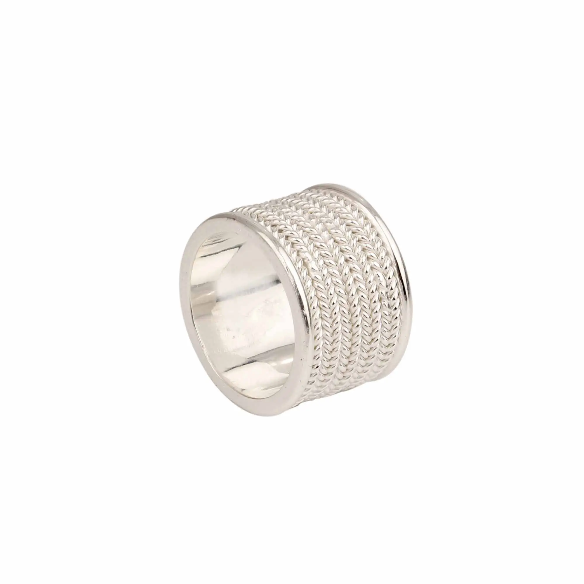 Personalized Hammered Solid 925 Sterling Silver Designer Textured Meditation Spinner Handmade Ring Affordable Price Supplier