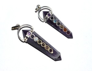 จี้จักระแบบอเมทิสต์,จี้จักระแบบสองจุดอเมทิสต์ - Product Image 1