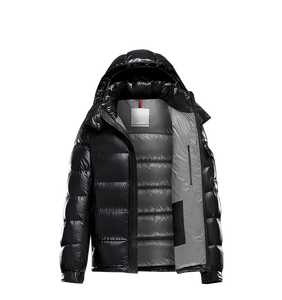 Veste matelassée et brillante pour femme, manteau matelassé en coton, vêtements chauds d'extérieur, collection hiver - Product Image 5