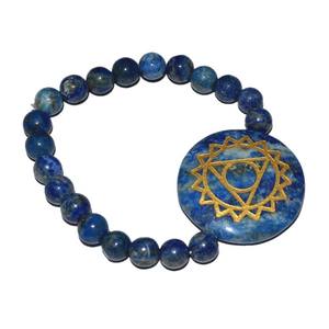 Vnox — Bracelet rond avec symbole gravé, Chakra, en solde, livraison gratuite - Product Image 1