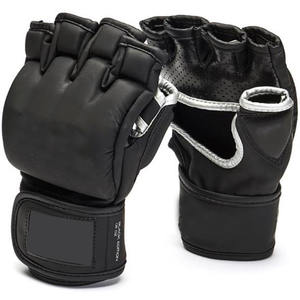 Gants de boxe unisexes, en cuir synthétique, pour adultes, gantelets MMA Pro - Product Image 3