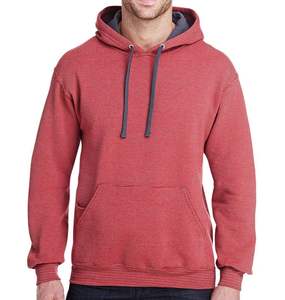 Sweats à capuche en coton pour hommes/sweat à capuche pour hommes adulte 80/20 sweat à capuche contrasté universitaire de poids moyen - Product Image 1