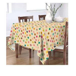 Housse de Table à manger rectangulaire, linge en coton biologique certifié, robuste, 1 pièce - Product Image 1