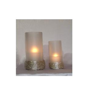 Support de bougie fantaisie haut de gamme, très vendu, avec verre et décoration de fête, porte-bougie votif, design fantaisie, bougie pilier de luxe - Product Image 2