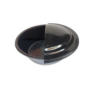 Cuenco de cobre para pedicura con soporte, cuenco tradicional hecho a mano con soporte, tazón clásico de lujo para pedicura - Product Image 5