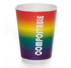 Tasses de papier peint d'ondulation de qualité alimentaire - Product Image 6