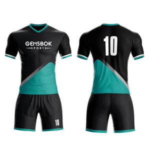 ชุดเสื้อเจอร์ซีย์ฟุตบอลสำหรับผู้ชายชุดฟุตบอลแบบสั่งทำพร้อมโลโก้ - Product Image 3