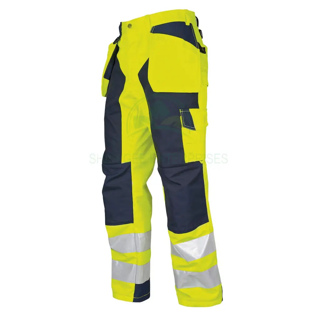 Pantaloni da lavoro di sicurezza di alta qualità pantaloni da lavoro da uomo pantaloni da lavoro durevoli pantaloni di sicurezza costruzione all'ingrosso pantaloni di sicurezza ad alta visibilità