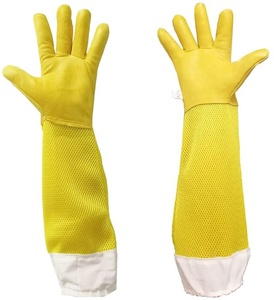 Guantes transpirables para portero de abejas, con manga de malla con ventilación - Product Image 1