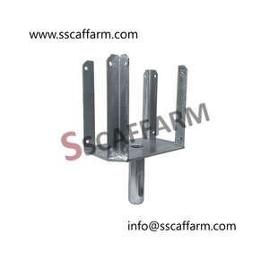 Type léger en acier de cric de tête de fourchette d'échafaudage de conception moderne avec la finition galvanisée - Product Image 3