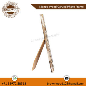 Marco de fotos de madera de mango duradero hecho a mano, marco de fotos de madera decorativo para colgar en la pared de alta calidad - Product Image 3
