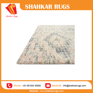 Meilleurs tapis en laine modernes personnalisés en argent, faits à la main, à poils coupés - Antidérapants, adaptés aux animaux domestiques, nouveaux et très vendus, décoration intérieure pour salles de bain et salons - Product Image 4