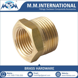 Conector Recto de Latón Moleteado Forjado para Tuberías, Rosca Macho y Hembra BSP NPT, Sanitario, Marca Personalizada, Multitamaño - Product Image 6