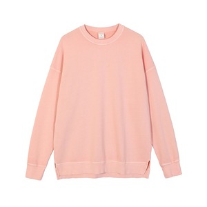 Custom Made Homme Men's Svitcemizo Heavyweight Vintage Stone Washed Soft Cotton Pastel Sweatshirt 340Gsm Thick Genser Pullover - Product Image 6