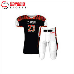 อเมริกันฟุตบอลที่กำหนดเองเบาะน้ำหนักเบาแห้งเร็วอเมริกันฟุตบอลรักบี้เสื้อผลกระทบ - Product Image 3