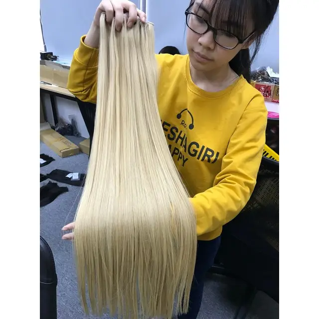 Необработанные натуральные волосы, парик, 613 блонд, прямые необработанные волосы, наращивание волос, пучки волос для черных женщин