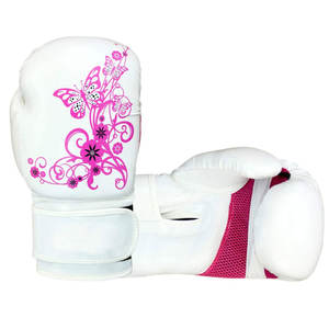 2024 venta al por mayor de alta calidad precios baratos nuevos guantes de boxeo rosa de cuero PU para mujer boxeador profesional para lucha - Product Image 3