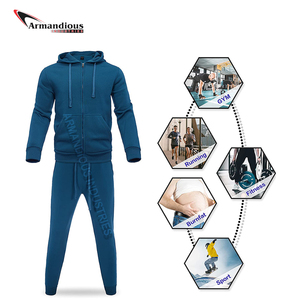 Sweatshirts à capuche décontractés grande taille pour hommes imprimés Gym Fitness Training Sports Running Jogging Sweat Suit pour l'hiver - Product Image 6