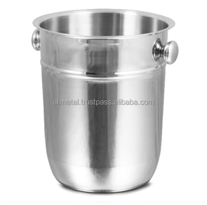 Cubo de champán con barra de botella dorada integrada, enfriador para interiores, fiestas al aire libre o cualquier tipo de ocasión - Product Image 6
