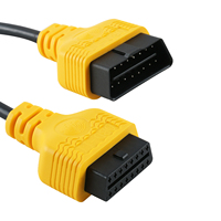 Cable Adaptador de Diagnóstico AUTOOL Auto OBD 2, Conector de Extensión OBD2 II ELM327 para Automóvil, Cable de Extensión de 16 Pines Macho a Hembra de 30 cm