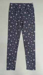 Leggings Elasticizzati di <span class=keywords><strong>Alta</strong></span> Qualità per Ragazze Adolescenti, 100% Cotone Lavorato a Maglia, Tinta in Capo, Marca di Esportazione Surplus - Product Image 4