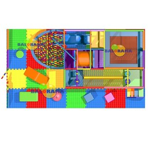 Nave espacial de 7x3x2,5 metros de la empresa del fabricante turco, área de juegos para interiores, parques infantiles de plástico de tamaño especial, centros comerciales - Product Image 4