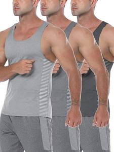 High Quality <b>Men's</b> <b>White</b> <b>Tank</b> <b>Top</b> Sweatshirt Custom Design Woven Label Knitted Casual Style Sublimation Factory Direct - Product Image 4