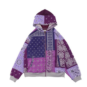 2021ที่กำหนดเองอย่างเต็มที่ขนาดใหญ่หลวมผู้ชายระเหิด Bandana Hoodies - Product Image 5
