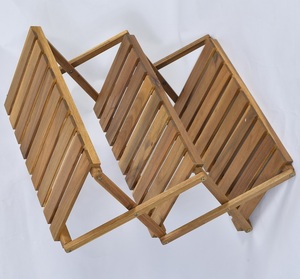 Étagère en bois multi-usages vietnamienne pour la décoration intérieure et extérieure Bois d'acacia à trois niveaux durable et élégant - Product Image 6