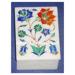 <b>Stone</b> Inlaid Elegant Box - Product Image 1