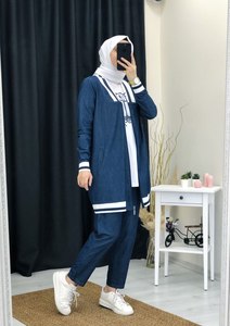 Nouvelle saison femmes vêtements islamiques Abaya caftan tunique dubaï arabe musulman mode islamique qualité turque - Product Image 2
