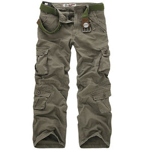 Wholesale Mens Fashion Cargo Multi- Pockets Pants Latest Styles with Custom Designing and Logos and Breathable Material - Product Image 1