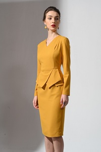 Traje de Diseño de Moda Femenina de Lujo de Fábrica de Vietnam con Falda y Manga Larga - Product Image 4