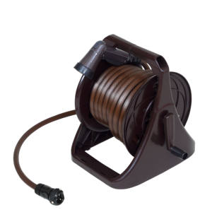 GREEN LIFE G-Aqua Series (BR) 20 30 Meter Extendable Brown PVC Garden <b>Hose</b> Reel Trigger <b>Sprayer</b> with Plastic Watering Tool - Product Image 3