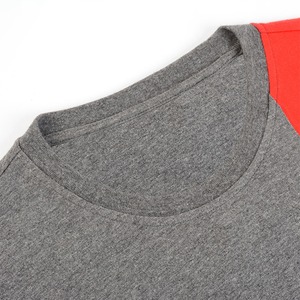 Prix de gros T-shirt à manches courtes de couleur unie pour hommes T-shirt surdimensionné et durable à impression numérique avec broderie personnalisée - Product Image 5