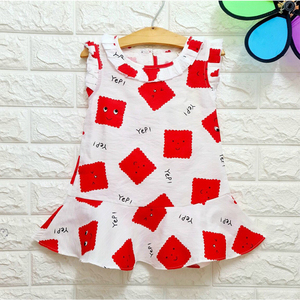 Robes en coton de lin de haute qualité pour tout-petits filles robes de bébé fille été pour les filles de 2 à 7 ans du Vietnam - Product Image 2