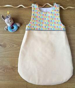 100% conception personnalisée logo et étiquette fabricants certifiés GOTS Inde simple jersey coton 160gsm bébé sac de couchage - Product Image 2