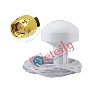 High accurate Compact GPS Marine Antenna with RG58 Cable + SMA Connector ETEILY for GNSS Navigational Tracking Antenna