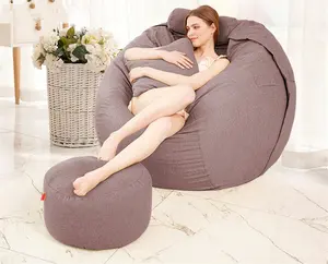 Sofa Sack-Plüsch Ultra Soft Sitzsack Stuhl-Memory Foam Sitzsack Stuhl mit Micro suede Bezug-Gefüllte schaum gefüllte Möbel