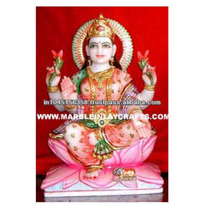 Marble Idol of Goddess Laxmi ji - Product Image 1