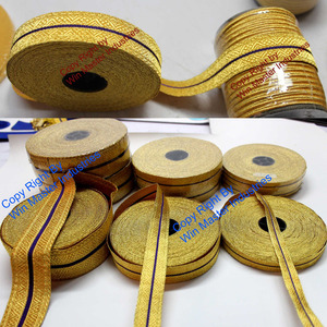 OEM Wholesale French Galloon Braid Customized Fashion Braid Gold Silver Custom <b>Sleeve</b> Braid Gold Gallon <b>Lace</b> - Product Image 6