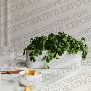 Florero ovalado de Metal de diseño único, decoración de vestíbulo del hogar, venta directa de fábrica, precio al por mayor - Product Image 5