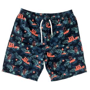 Men's Casual Trendy Summer Beachwear Quick Dry Breathable Eco-Friendly <b>Board</b> <b>Shorts</b> with Drawstring Waist & Solid Pattern - Product Image 5